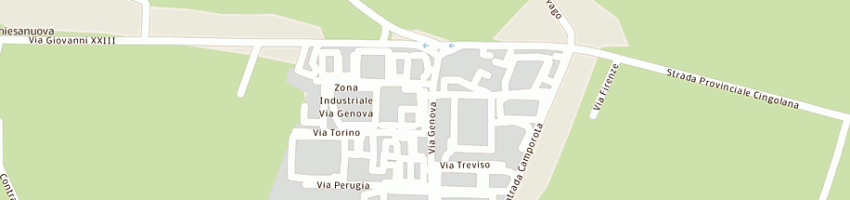 Mappa della impresa c m falegnameria di cherubini maurizio a TREIA