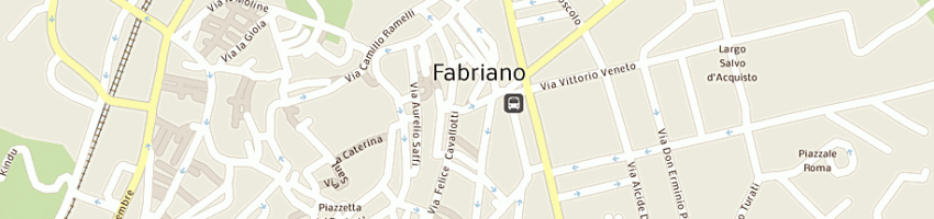Mappa della impresa gubinelli gabriella a FABRIANO