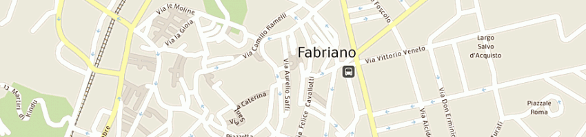 Mappa della impresa bacchetti arnaldo a FABRIANO