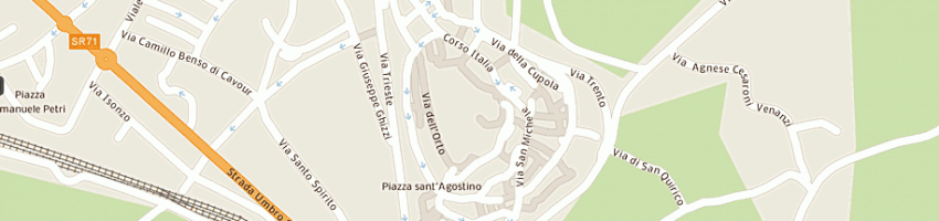 Mappa della impresa pinacoteca comunale a CASTIGLION FIORENTINO