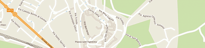Mappa della impresa golini a CASTIGLION FIORENTINO
