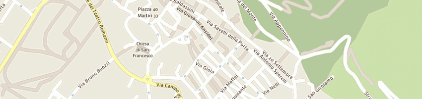 Mappa della impresa cafe' centrale snc di verdini daniela e c a GUBBIO