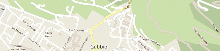 Mappa della impresa municipio di gubbio a GUBBIO