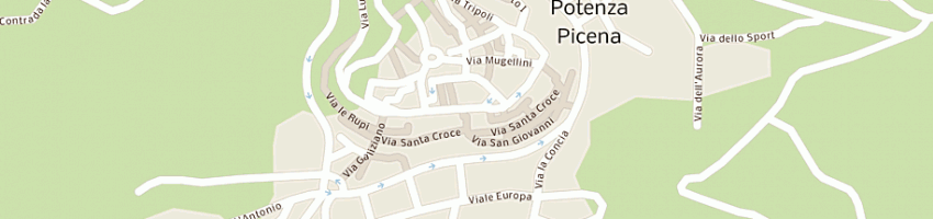 Mappa della impresa centro sociale culturale terza eta' a POTENZA PICENA