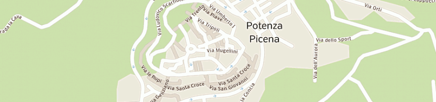 Mappa della impresa lisa pelletterie di addolorata palumbo a POTENZA PICENA