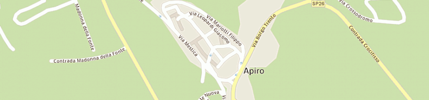 Mappa della impresa municipio di apiro a APIRO