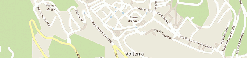 Mappa della impresa misericordia a VOLTERRA