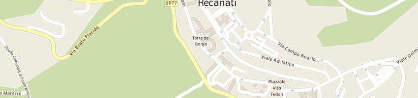 Mappa della impresa scocco sesto a RECANATI