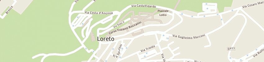 Mappa della impresa municipio loreto a LORETO