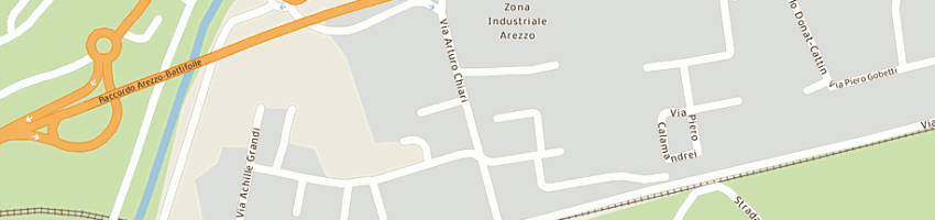 Mappa della impresa ad utensili snc a AREZZO