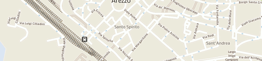 Mappa della impresa marionnaud parfumeries italia spa a AREZZO
