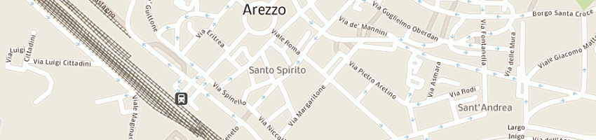 Mappa della impresa giorgini a AREZZO