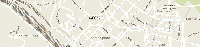 Mappa della impresa merelli alberto a AREZZO