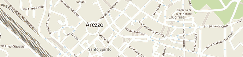 Mappa della impresa bottega verde di festini sonia a AREZZO