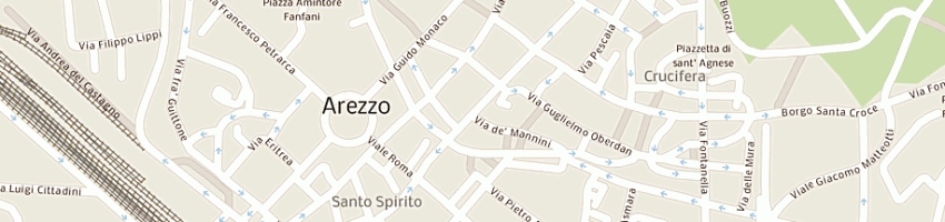 Mappa della impresa compagnia di assicurazioni di milano spa a AREZZO