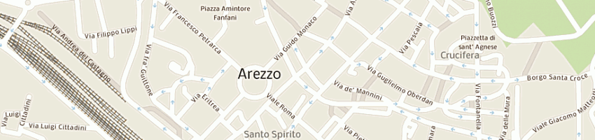 Mappa della impresa erboristeria lavorca a AREZZO