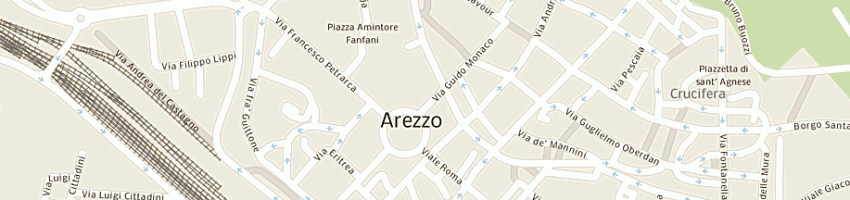 Mappa della impresa peruzzi edoardo a AREZZO