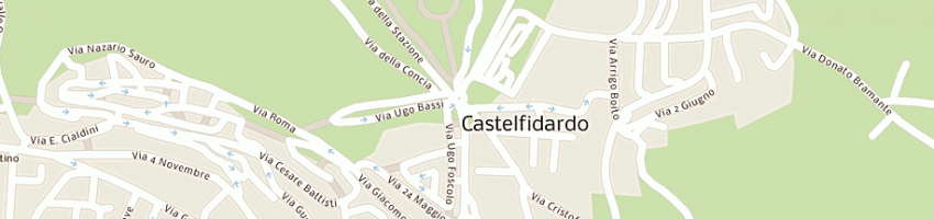 Mappa della impresa autoscuola franco di forconi fabio a CASTELFIDARDO