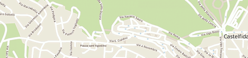 Mappa della impresa raggi di luna di gabbanelli patrizia a CASTELFIDARDO