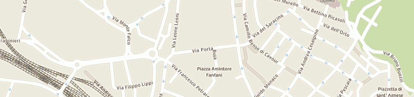 Mappa della impresa una cantina in citta' srl a AREZZO
