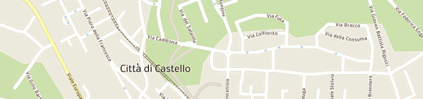 Mappa della impresa biccheri stefano a CITTA DI CASTELLO