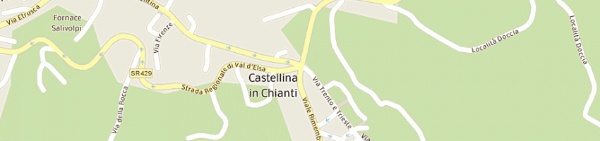 Mappa della impresa ceda a CASTELLINA IN CHIANTI
