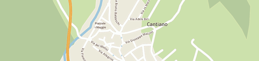 Mappa della impresa capponi valentino a CANTIANO