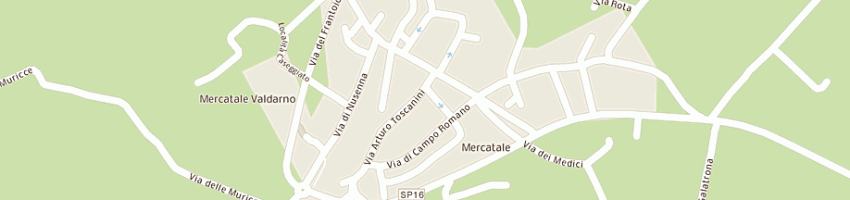 Mappa della impresa brandini claudio a MONTEVARCHI