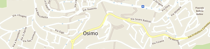 Mappa della impresa plf di paolo paolini a OSIMO