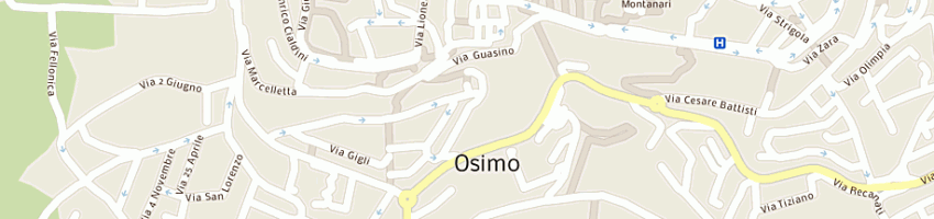 Mappa della impresa pacini marco a OSIMO