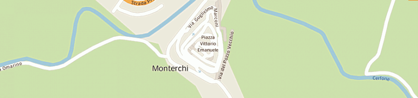Mappa della impresa poste italiane spa a MONTERCHI