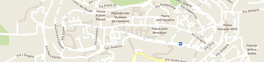 Mappa della impresa non solo pizza di rogante alessandra a OSIMO