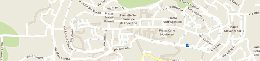 Mappa della impresa pizzi e merletti di tanoni loredana a OSIMO