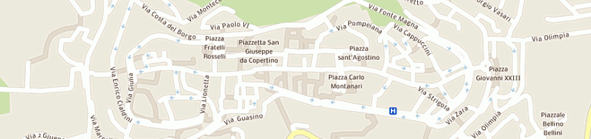 Mappa della impresa caffe' del vicolo - di graciotti gianfranco e c - snc a OSIMO