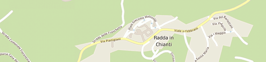 Mappa della impresa cangiano strato a RADDA IN CHIANTI