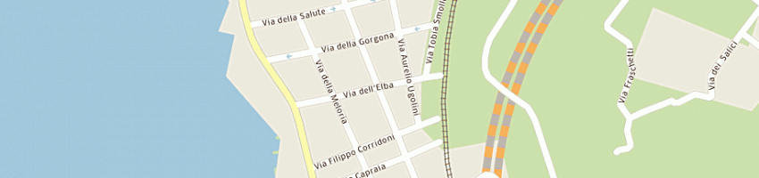 Mappa della impresa ristorante il romito a LIVORNO