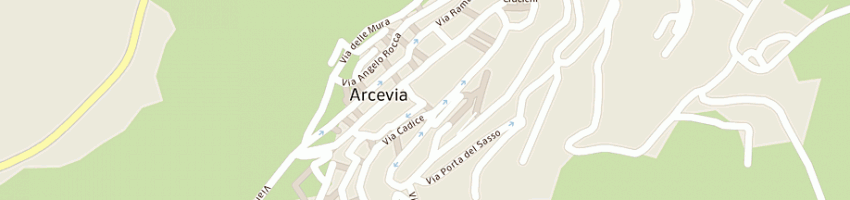 Mappa della impresa carrozzeria fattori e morico a ARCEVIA