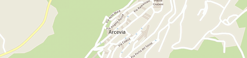 Mappa della impresa spoletini giuliano bruno e c snc a ARCEVIA