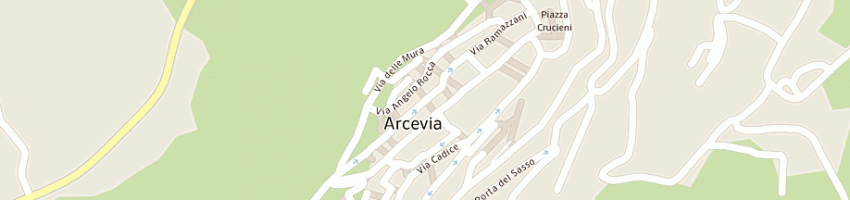 Mappa della impresa spaccia gianfranco a ARCEVIA