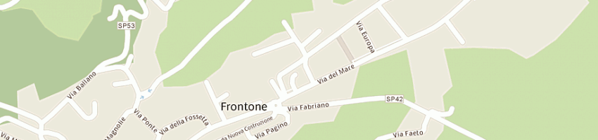 Mappa della impresa comune di frontone a FRONTONE