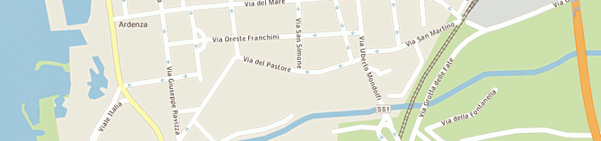 Mappa della impresa frangerini rolando a LIVORNO