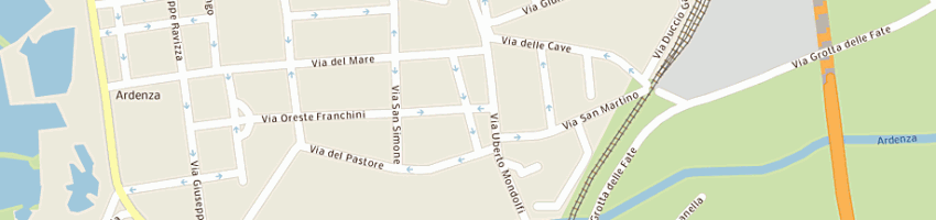 Mappa della impresa spazi sonori classic di lippi michele a LIVORNO
