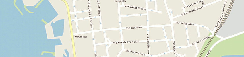 Mappa della impresa celano rosario a LIVORNO