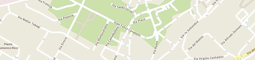 Mappa della impresa bonfilidesign comunicazione d'immagine di bonfili monia a JESI