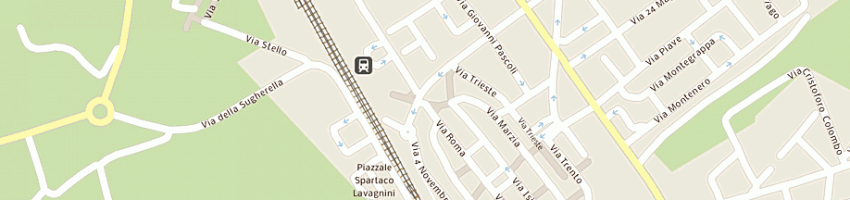 Mappa della impresa wall street di paolacci gianna e c snc a MONTEVARCHI