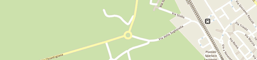 Mappa della impresa rosadini silvano a MONTEVARCHI