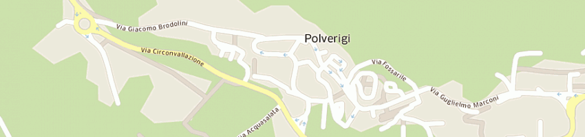 Mappa della impresa municipio di polverigi a POLVERIGI