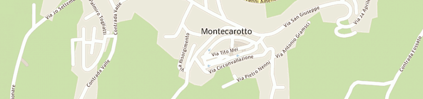 Mappa della impresa calbucci gianfranco maria a MONTECAROTTO