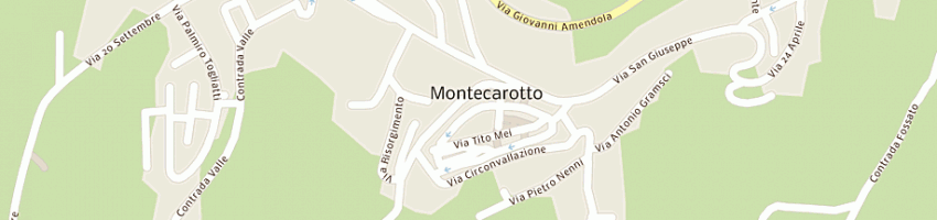 Mappa della impresa comune di montecarotto a MONTECAROTTO