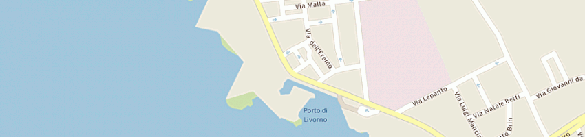 Mappa della impresa poste italiane spa filiale di livorno a LIVORNO